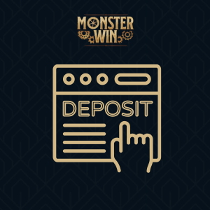 The logo for depositing at MonsterWin Casino