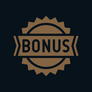 Bonus icon with a seal design, featuring the word 'BONUS' in bold lettering.